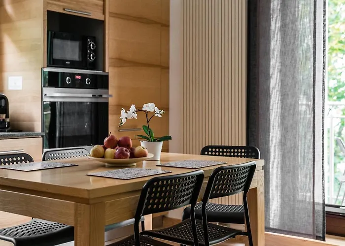 公寓 Sanhaus - Grand - Z Balkonem I Parkingiem 300 M Od Plazy 索波特