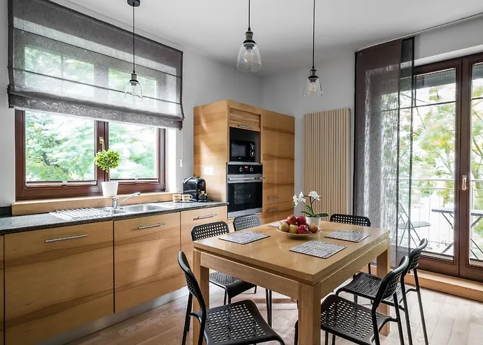 Sanhaus - Grand - Z Balkonem I Parkingiem 300 M Od Plazy 公寓 索波特